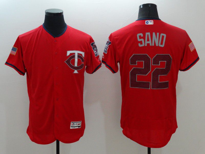 Men Minnesota Twins #22 Sano Red Elite Independent Edition 2021 MLB Jerseys->minnesota twins->MLB Jersey